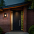 Elegant Lighting Sevyn 1 Light Wall Sconce W9.4 Inch E10.8 Inch H16.7 Inch in Black Model: OD417W17BK