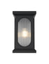 Elegant Lighting Sevyn 1 Light Wall Sconce W9.4 Inch E10.8 Inch H16.7 Inch in Black Model: OD417W17BK