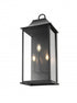 Elegant Lighting Shepard 10 inch Outdoor Wall Sconce in Black Model: OD503W25BK