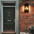 Elegant Lighting Shepard 10 inch Outdoor Wall Sconce in Black Model: OD503W25BK