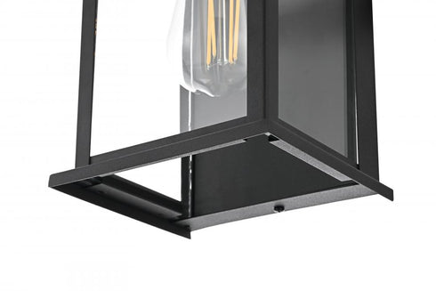 Elegant Lighting Shepard 6 inch Outdoor Wall Sconce in Black Model: OD503W15BK