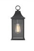 Elegant Lighting Shepard 6 inch Outdoor Wall Sconce in Black Model: OD503W15BK