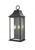 Elegant Lighting Shepard 8 inch Outdoor Wall Sconce in Black Model: OD503W21BK