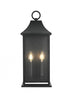 Elegant Lighting Shepard 8 inch Outdoor Wall Sconce in Black Model: OD503W21BK