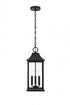 Elegant Lighting Shepard 8 x 20.5 inch Outdoor Pendant in Black Model: OD503H21BK