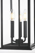 Elegant Lighting Shepard 8 x 20.5 inch Outdoor Pendant in Black Model: OD503H21BK