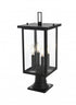 Elegant Lighting Sheridan 7 inch Outdoor Pendant in Black Model: OD324P21BK