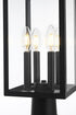 Elegant Lighting Sheridan 7 inch Outdoor Pendant in Black Model: OD324P21BK