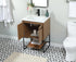 Elegant Lighting Sloane 24 Inch Single Bathroom Vanity in Walnut Brown Model: VF42524WB
