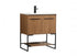 Elegant Lighting Sloane 30 Inch Single Bathroom Vanity in Walnut Brown Model: VF42530WB