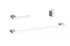 Elegant Lighting Sofia 3 piece Bathroom Hardware Set in Brushed Gold Model: HWB-13S3HBGD