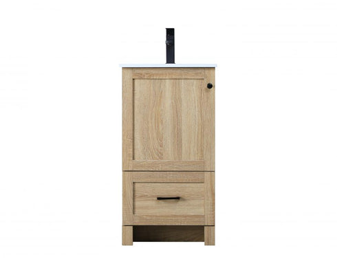 Elegant Lighting Soma 18 inch Single Bathroom Vanity in Mango Wood Model: VF2818MW