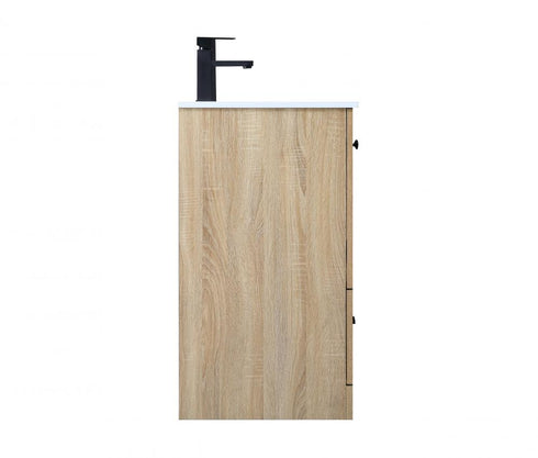 Elegant Lighting Soma 18 inch Single Bathroom Vanity in Mango Wood Model: VF2818MW
