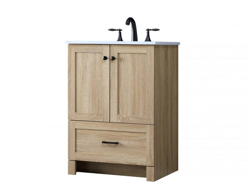 Elegant Lighting Soma 24 inch Single Bathroom Vanity in Mango Wood Model: VF2824MW