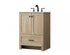 Elegant Lighting Soma 24 inch Single Bathroom Vanity in Mango Wood Model: VF2824MW