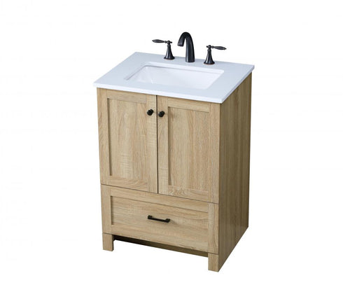 Elegant Lighting Soma 24 inch Single Bathroom Vanity in Mango Wood Model: VF2824MW