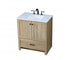 Elegant Lighting Soma 30 inch Single Bathroom Vanity in Mango Wood Model: VF2830MW