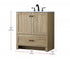Elegant Lighting Soma 30 inch Single Bathroom Vanity in Mango Wood Model: VF2830MW