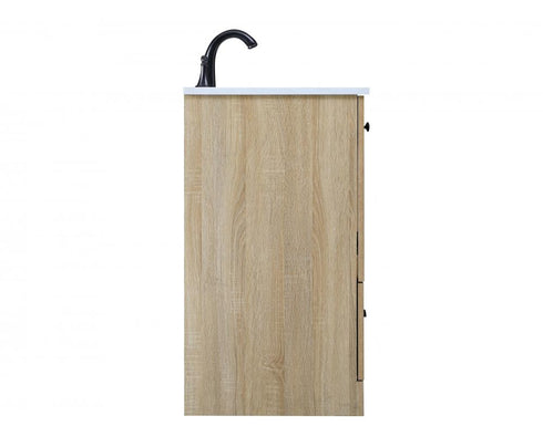 Elegant Lighting Soma 36 inch Single Bathroom Vanity in Mango Wood Model: VF2836MW