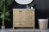 Elegant Lighting Soma 36 inch Single Bathroom Vanity in Mango Wood Model: VF2836MW