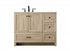 Elegant Lighting Soma 42 inch Single Bathroom Vanity in Mango Wood Model: VF2842MW