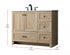 Elegant Lighting Soma 42 inch Single Bathroom Vanity in Mango Wood Model: VF2842MW