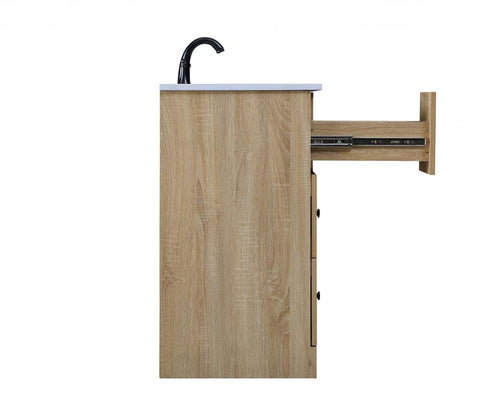 Elegant Lighting Soma 48 inch Single Bathroom Vanity in Mango Wood Model: VF2848MW