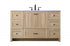 Elegant Lighting Soma 54 inch Single Bathroom Vanity in Mango Wood Model: VF2854MW