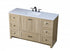 Elegant Lighting Soma 54 inch Single Bathroom Vanity in Mango Wood Model: VF2854MW