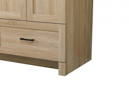 Elegant Lighting Soma 60 inch Double Bathroom Vanity in Mango Wood Model: VF2860DMW