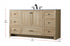 Elegant Lighting Soma 60 inch Single Bathroom Vanity in Mango Wood Model: VF2860MW