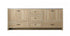 Elegant Lighting Soma 84 inch Double Bathroom Vanity in Mango Wood Model: VF2884DMW