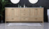 Elegant Lighting Soma 84 inch Double Bathroom Vanity in Mango Wood Model: VF2884DMW