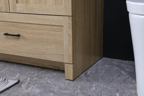 Elegant Lighting Soma 84 inch Double Bathroom Vanity in Mango Wood Model: VF2884DMW