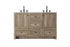 Elegant Lighting Soma Vanity Cabinet 5Dw 2Dr 54 Inch x19 Inch x34 Inch in Expresso Model: VF2854DEX