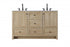 Elegant Lighting Soma Vanity Cabinet 5Dw 2Dr 54 Inch x19 Inch x34 Inch in Expresso Model: VF2854DEX