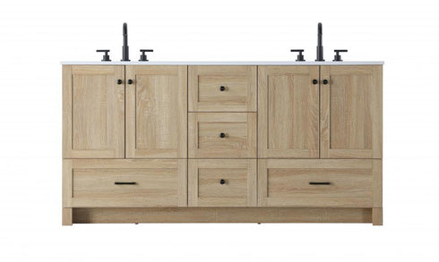 Elegant Lighting Soma Vanity Cabinet 5Dw 4Dr 66 Inch x19 Inch x34 Inch in Expresso Model: VF2866DEX