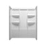 Elegant Lighting Sterling Shower Wall 60x32x72 in Glossy White Model: SW1016032GW