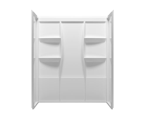Elegant Lighting Sterling Shower Wall 60x36x72 in Glossy White Model: SW1016036GW