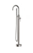 Elegant Lighting Steven Floor Mounted Roman Tub Faucet with Handshower in Brushed Gold Model: FAT-8001BGD