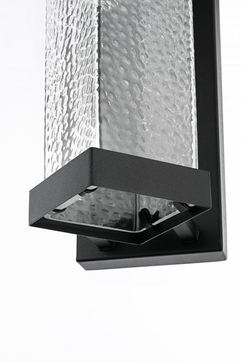 Elegant Lighting Swain 7 inch Outdoor Pendant in Black Model: OD370W14BK