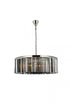 Elegant Lighting Sydney 10 light in Matte Black Chandelier Golden Teak (Smoky) Royal Cut Crystal Model: 1208G43MB-GT/RC