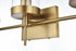 Elegant Lighting Taryin 24 inch Wall Sconce in Satin Gold in Satin Gold and Clear Finish Model: LD7319W24SG