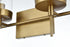 Elegant Lighting Taryin 32 inch Wall Sconce in Satin Gold in Satin Gold and Clear Finish Model: LD7319W32SG