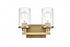 Elegant Lighting Thane 11.5 inch Wall Sconce in Satin Gold in Satin Gold and Clear Finish Model: LD7316W12SG