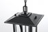 Elegant Lighting Thayer 7 inch Outdoor Pendant in Black Model: OD327H17BK