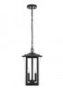 Elegant Lighting Thayer 7 inch Outdoor Pendant in Black Model: OD327H17BK