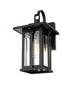 Elegant Lighting Thayer 7 inch Outdoor Pendant in Black Model: OD327W14BK