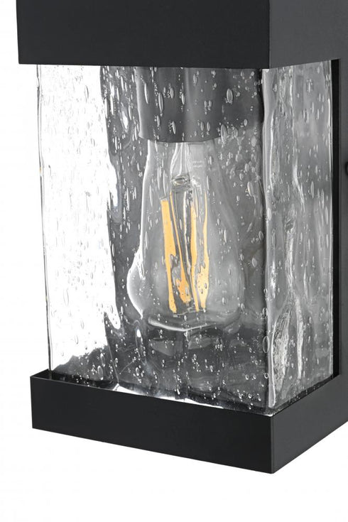 Elegant Lighting Thompson 7 inch Outdoor Pendant in Black Model: OD371W10BK