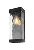 Elegant Lighting Thompson 7 inch Outdoor Pendant in Black Model: OD371W16BK